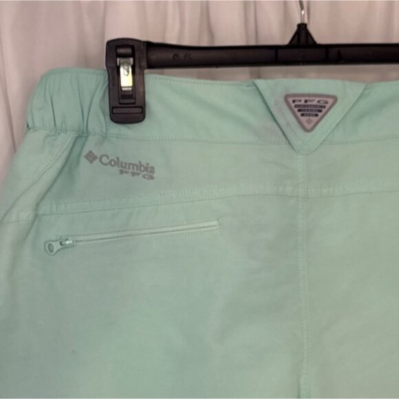 Columbia Womens Omni-Shade UPF 30 Light Blue Casual Shorts Size Large - Picture 4 of 5